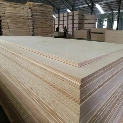 Plywood stock panels showing pale faces and layered edges.
